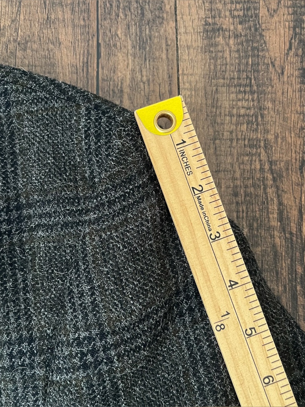 Ralph Lauren Chaps Sport Coat Plaid Wool Alpaca Blazer Jacket Size 42R Gray Blue - Picture 14 of 16